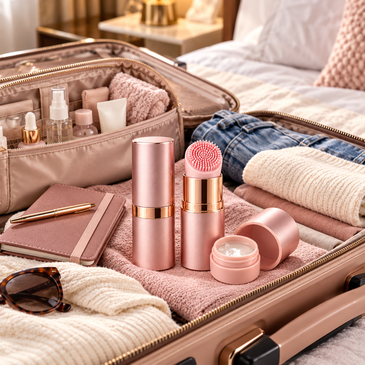 Travel Silicone Facial Cleansing Brush