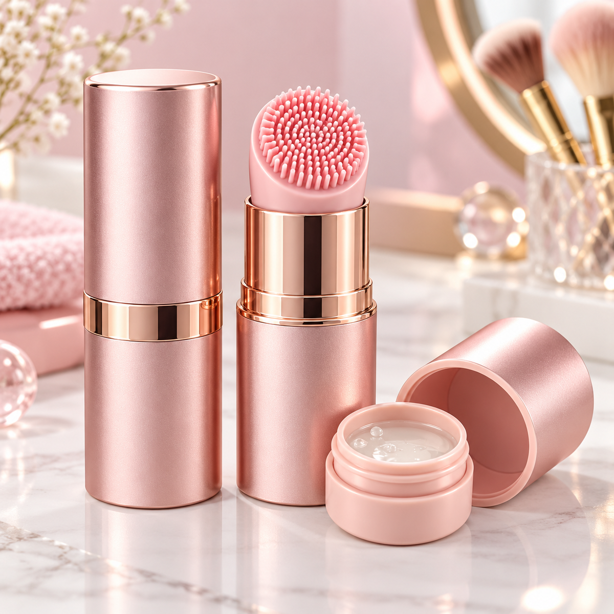 Travel Silicone Facial Cleansing Brush