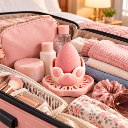 Cat Paw Makeup Sponge Holder