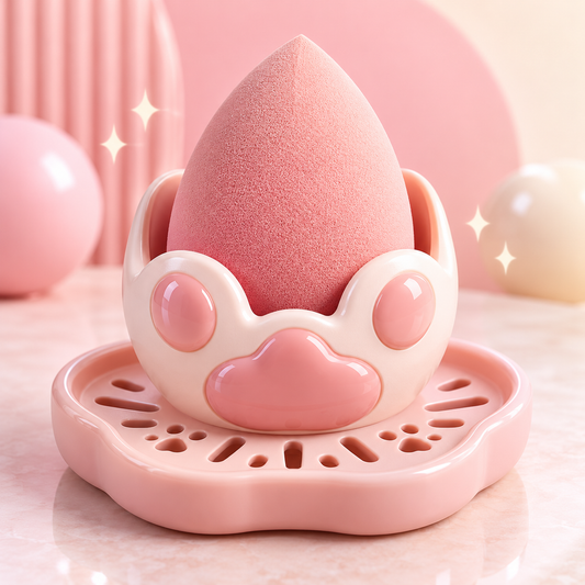 Cat Paw Makeup Sponge Holder